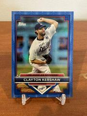 Clayton Kershaw [Blue] #78 Baseball Cards 2023 Topps Flagship Collection Prices