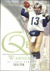 Kurt Warner Football Cards 2003 Ultimate Collection Prices