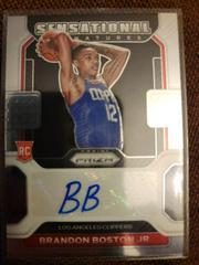 Brandon Boston Jr. Basketball Cards 2021 Panini Prizm Sensational Signatures Prices