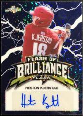 Heston Kjerstad [Blue] #FB-HK1 Baseball Cards 2020 Leaf Flash of Brilliance Autographs Prices