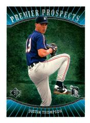 Justin Thompson [Foil] #7 Baseball Cards 1996 SP Prices