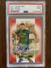Will Bruin [Autograph Red] #101 Soccer Cards 2017 Topps MLS Prices