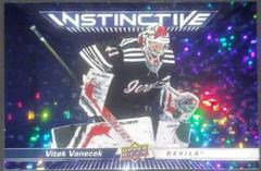 Vitek Vanecek [Sparkle] #IN-7 Hockey Cards 2023 Upper Deck Instinctive Prices