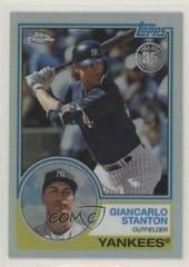 Giancarlo Stanton #83T-23 Baseball Cards 2018 Topps Chrome 1983 Prices