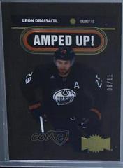 Leon Draisaitl [Gold] #AU-7 Hockey Cards 2021 Skybox Metal Universe Amped Up Prices