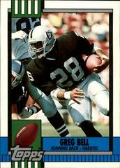 Greg Bell Football Cards 1990 Topps Traded Prices