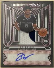 Ziaire Williams [Red] #RJI-ZWL Basketball Cards 2021 Panini Obsidian Rookie Jersey Ink Autographs Prices