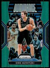Dirk Nowitzki [Green Prizm] #21 Basketball Cards 2018 Panini Prizm Dominance Prices