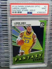 LeBron James [Holo] Basketball Cards 2018 Panini Donruss Optic Fantasy Stars Prices