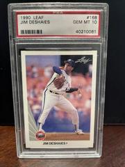 Jim Deshaies #168 Baseball Cards 1990 Leaf Prices