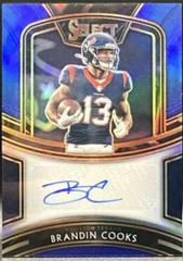 Brandin Cooks [Blue Prizm] Football Cards 2020 Panini Select Signatures Prices