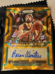 Brian Winters [Orange Ice] #PM-BWT Basketball Cards 2021 Panini Prizm Penmanship Prices