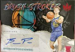 Brandin Podziemski #27 Basketball Cards 2023 Panini Court Kings Brush Strokes Prices