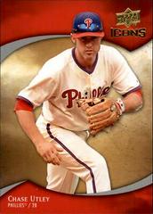 Chase Utley #20 Baseball Cards 2009 Upper Deck Icons Prices