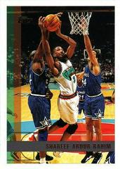 Shareef Abdur-Rahim Basketball Cards 1997 Topps Prices