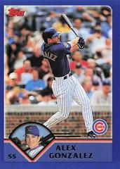 Alex Gonzalez #266 Baseball Cards 2003 Topps Prices