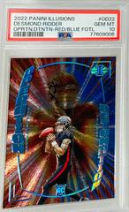 Desmond Ridder [Red Blue] Football Cards 2022 Panini Illusions Operation Detonation Prices