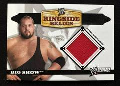 Big Show Wrestling Cards 2006 Topps Heritage II WWE Ringside Relics Prices