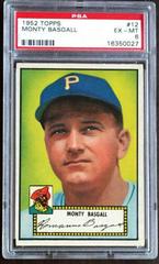 Monty Basgall #12 Baseball Cards 1952 Topps Prices