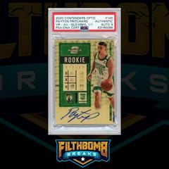 Payton Pritchard [Autograph Gold] Basketball Cards 2020 Panini Contenders Optic Prices