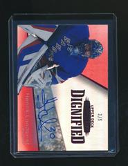Henrik Lundqvist [Autograph Red] #D-11 Hockey Cards 2022 Upper Deck Stature Dignified Prices
