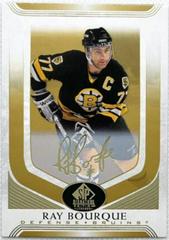 Ray Bourque [Gold Spectrum Autograph] Hockey Cards 2020 SP Signature Edition Legends Prices