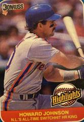 Howard Johnson #43 Baseball Cards 1987 Donruss Highlights Prices