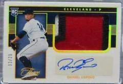 Daniel Espino [Jersey Autograph Holo Gold] #103 Baseball Cards 2023 Panini Three and Two Prices