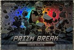Chris Olave [Silver] Football Cards 2022 Panini Prizm Break Prices