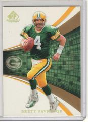 Brett Favre [Gold] #35 Football Cards 2004 SP Game Used Prices