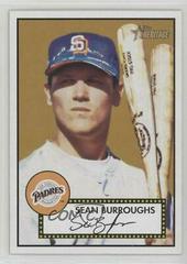 Sean Burroughs #27 Baseball Cards 2001 Topps Heritage Prices