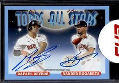 Xander Bogaerts, Rafael Devers [Blue] #93AS-DB Baseball Cards 2022 Topps Archives 1993 All Stars Dual Autographs Prices