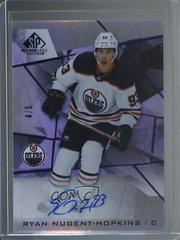 Ryan Nugent Hopkins [Purple Fragment Autograph] Hockey Cards 2021 SP Game Used Prices