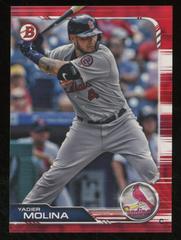 Yadier Molina [Red] #36 Baseball Cards 2019 Bowman Prices