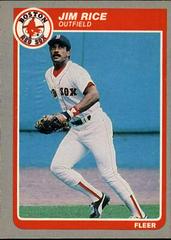 Jim Rice Baseball Cards 1985 Fleer Prices