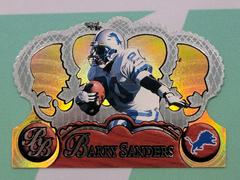 Barry Sanders [Gold Holofoil] Football Cards 1997 Pacific Crown Royale Prices