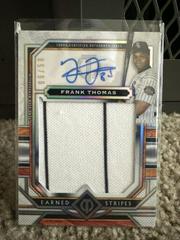 Frank Thomas Baseball Cards 2023 Topps Tribute Earned Stripes Autograph Relics Prices
