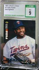Kirby Puckett [Gold Signature] #77 Baseball Cards 1995 Collector's Choice Prices