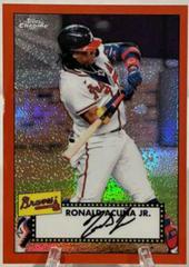 Ronald Acuna Jr. [Red] #U-75 Baseball Cards 2020 Topps Chrome Update Prices