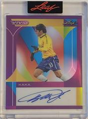 Kaka [Purple] Soccer Cards 2022 Leaf Vivid Autographs Prices