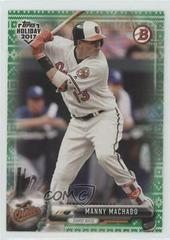 Manny Machado [Green Holiday Sweater] #TH-MM Baseball Cards 2017 Topps Holiday Bowman Prices