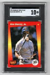 Ken Griffey Jr. [Preview] Baseball Cards 1992 Panini Donruss Triple Play Prices