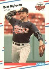 Bert Blyleven #4 Baseball Cards 1988 Fleer Glossy Prices
