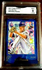 Jose Berrios [Blue] #4 Baseball Cards 2017 Topps Gallery Prices