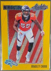 Bradley Chubb [Spectrum Gold] #BC Football Cards 2018 Panini Absolute Introductions Prices