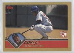 Rickey Henderson [Gold] Baseball Cards 2003 Topps Prices