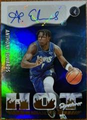 Anthony Edwards [Hyper Gold] #HS-AE Basketball Cards 2022 Panini Hoops Hot Signatures Prices