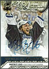 Martin St. Louis #DC-MS Hockey Cards 2020 Upper Deck Day With the Cup Signatures Prices