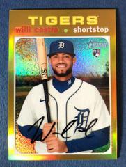 Willi Castro [Chrome Gold Refractor] #526 Baseball Cards 2020 Topps Heritage Prices