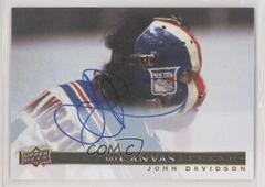 John Davidson [Autograph] Hockey Cards 2020 SP Signature Edition Legends UD Canvas Prices